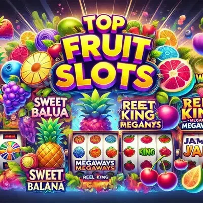 Bunte Frucht-Slot-Symbole