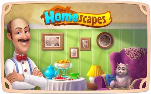 Pantalla principal del juego Homescapes