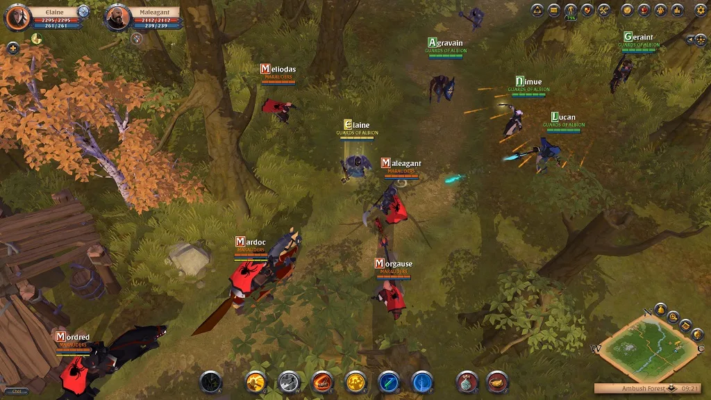 jugabilidad de albion online